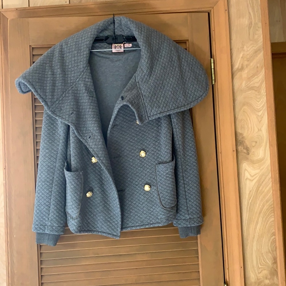Juicy Couture gray jacket sz M